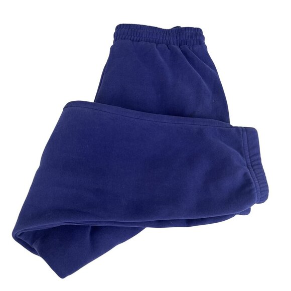 Fabletics Fleece Workout Jogger Sweatpants Drawstring Waist‎ Royal Blue Men 26 - Picture 5 of 13
